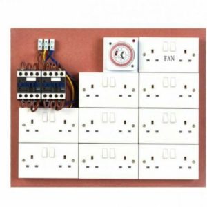 16+2 Way Contactor Board with 24 hour timer
